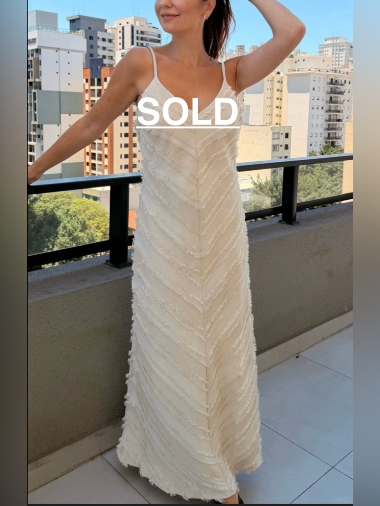 H&M Edition Cream Maxi Dress